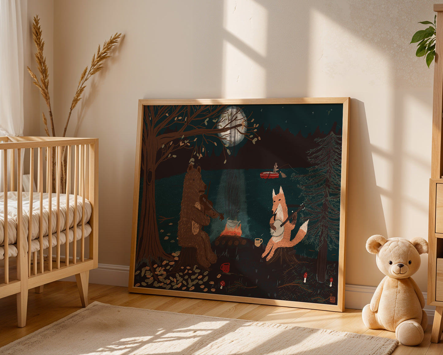 Whimsical Woodland Animal Digital Print