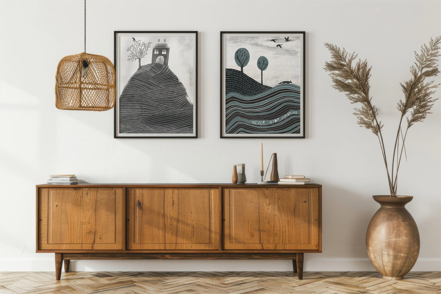 Never Stop Exploring | Digital Wall Art Download