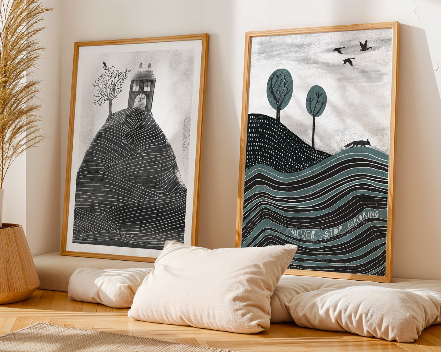 Never Stop Exploring | Digital Wall Art Download