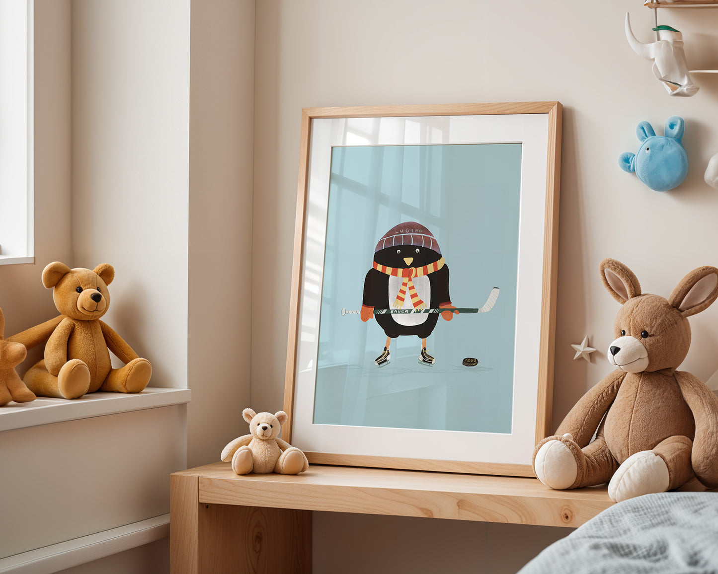 Ice Hockey Penguin