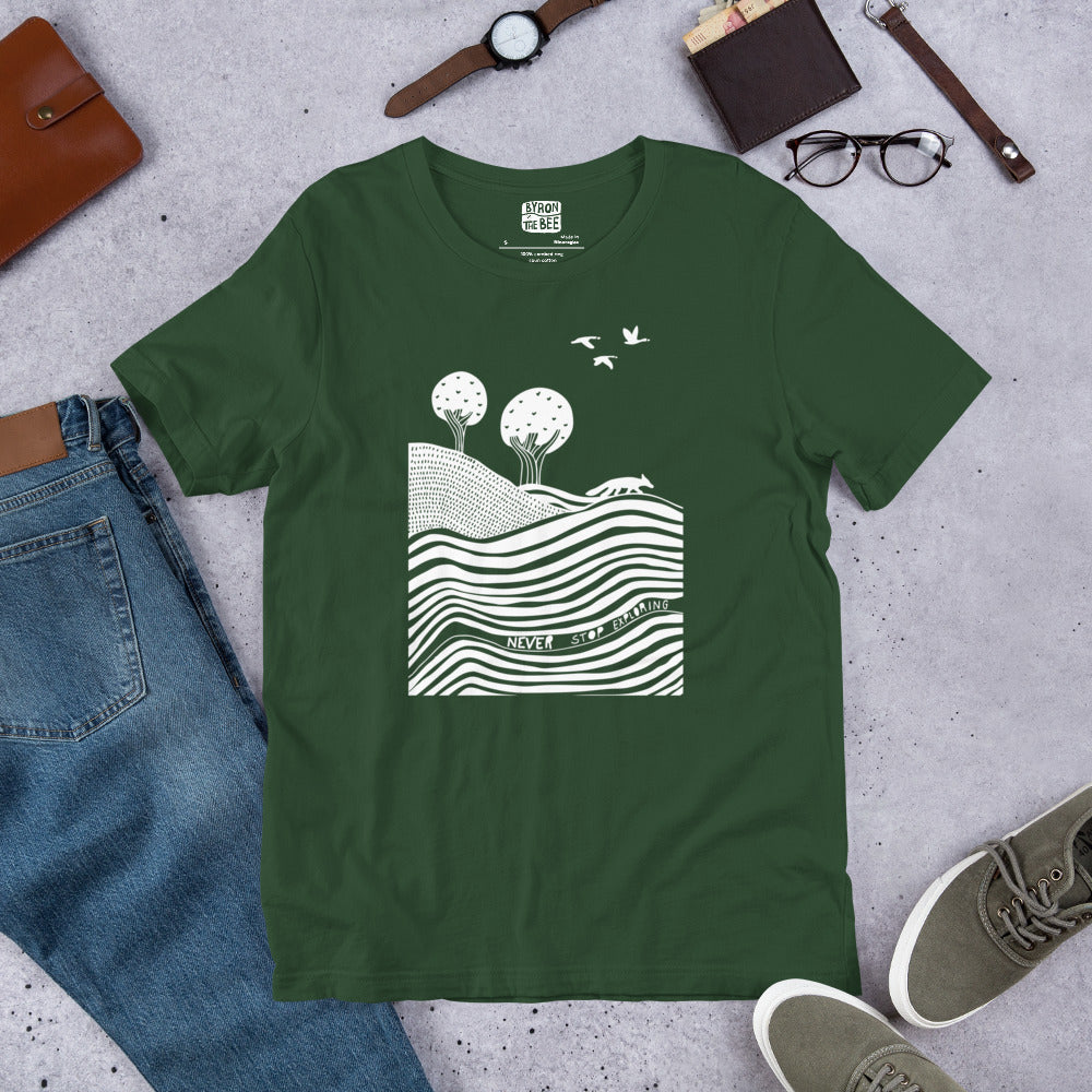 Never Stop Exploring T-Shirt