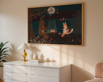 Whimsical Woodland Animal Digital Print