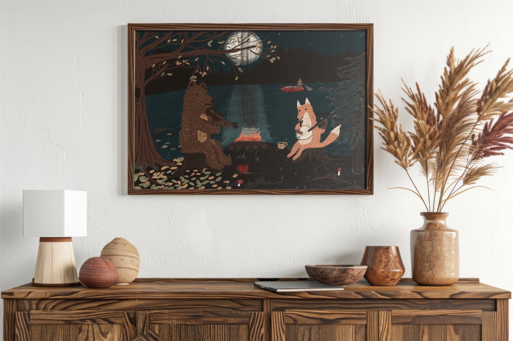 Whimsical Woodland Animal Digital Print