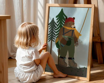 Fishing Bear in the Woods