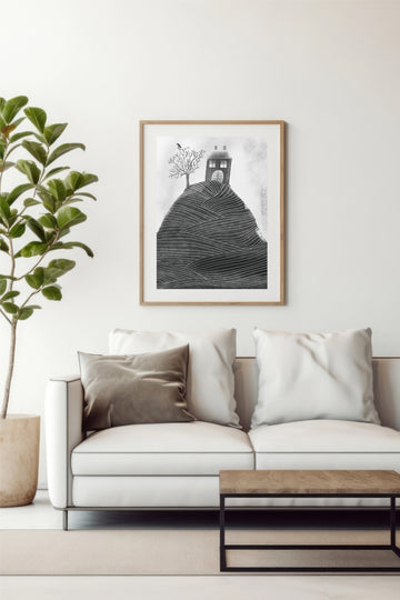 House on the Hill Art Print