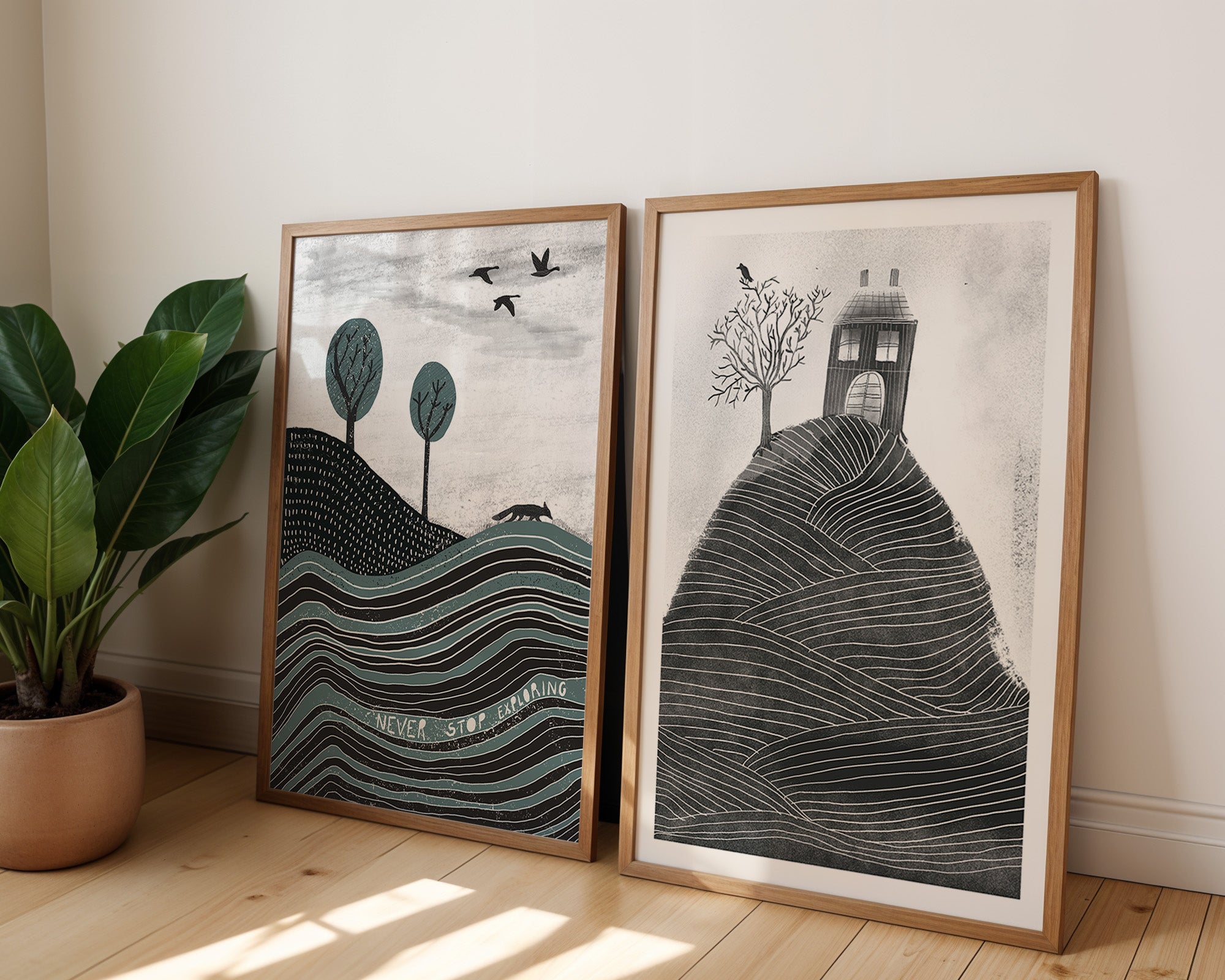 House on the Hill Art Print