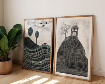 House on the Hill Art Print