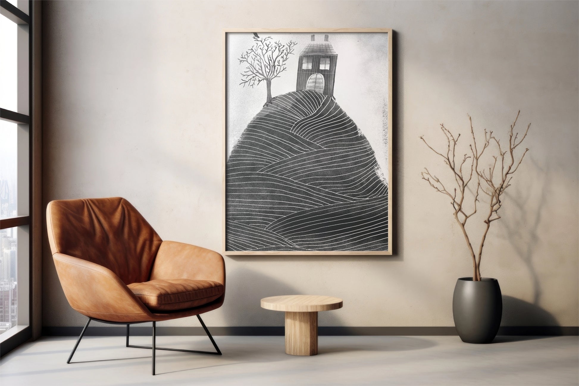 House on the Hill Art Print