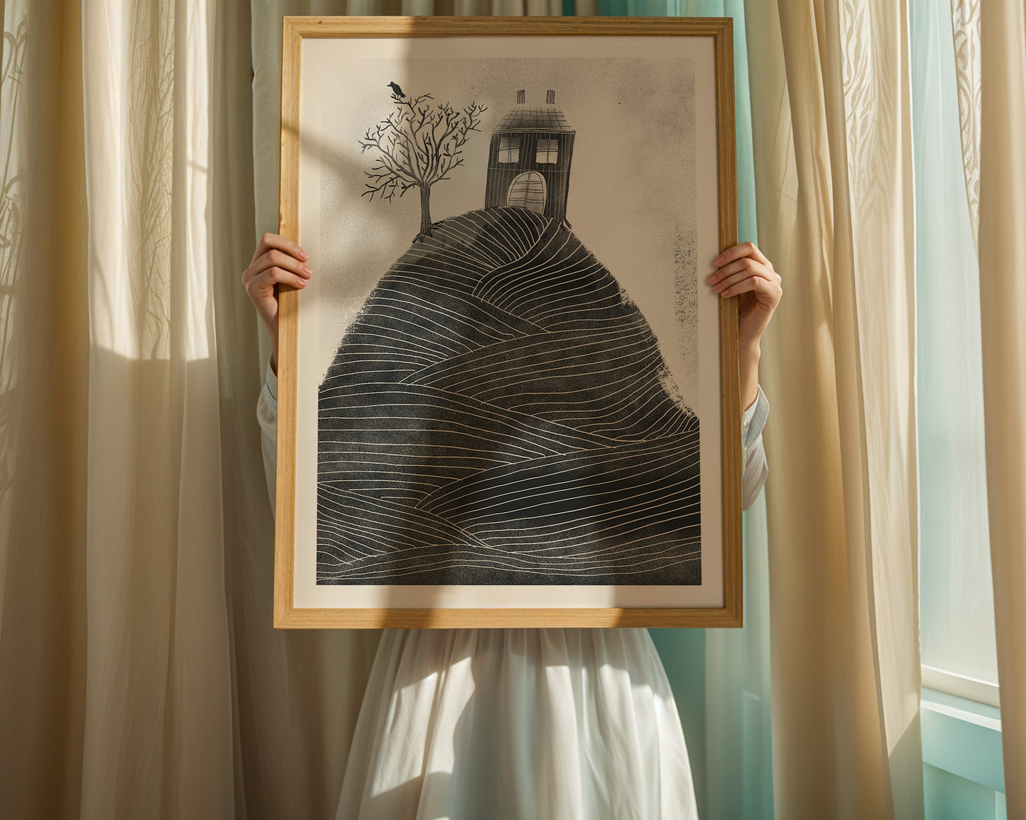 House on the Hill Art Print