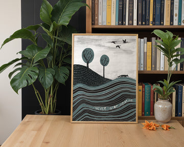 Never Stop Exploring | Digital Wall Art Download