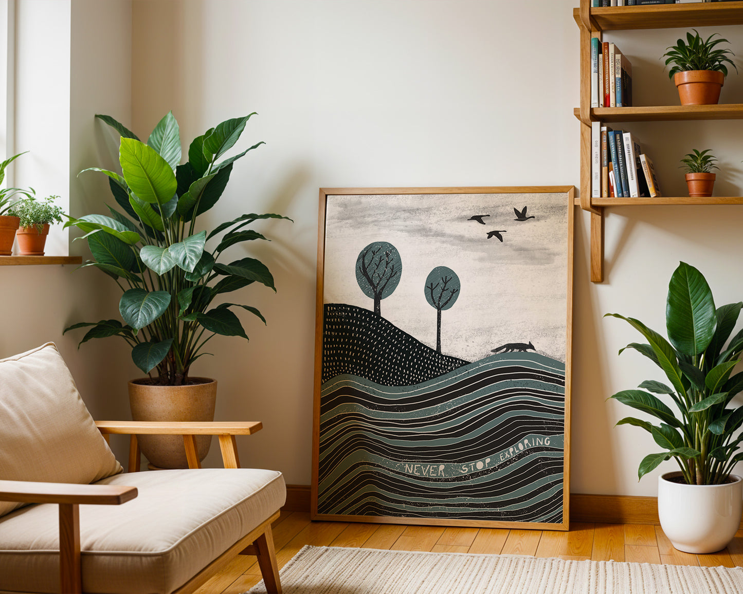 Never Stop Exploring | Digital Wall Art Download