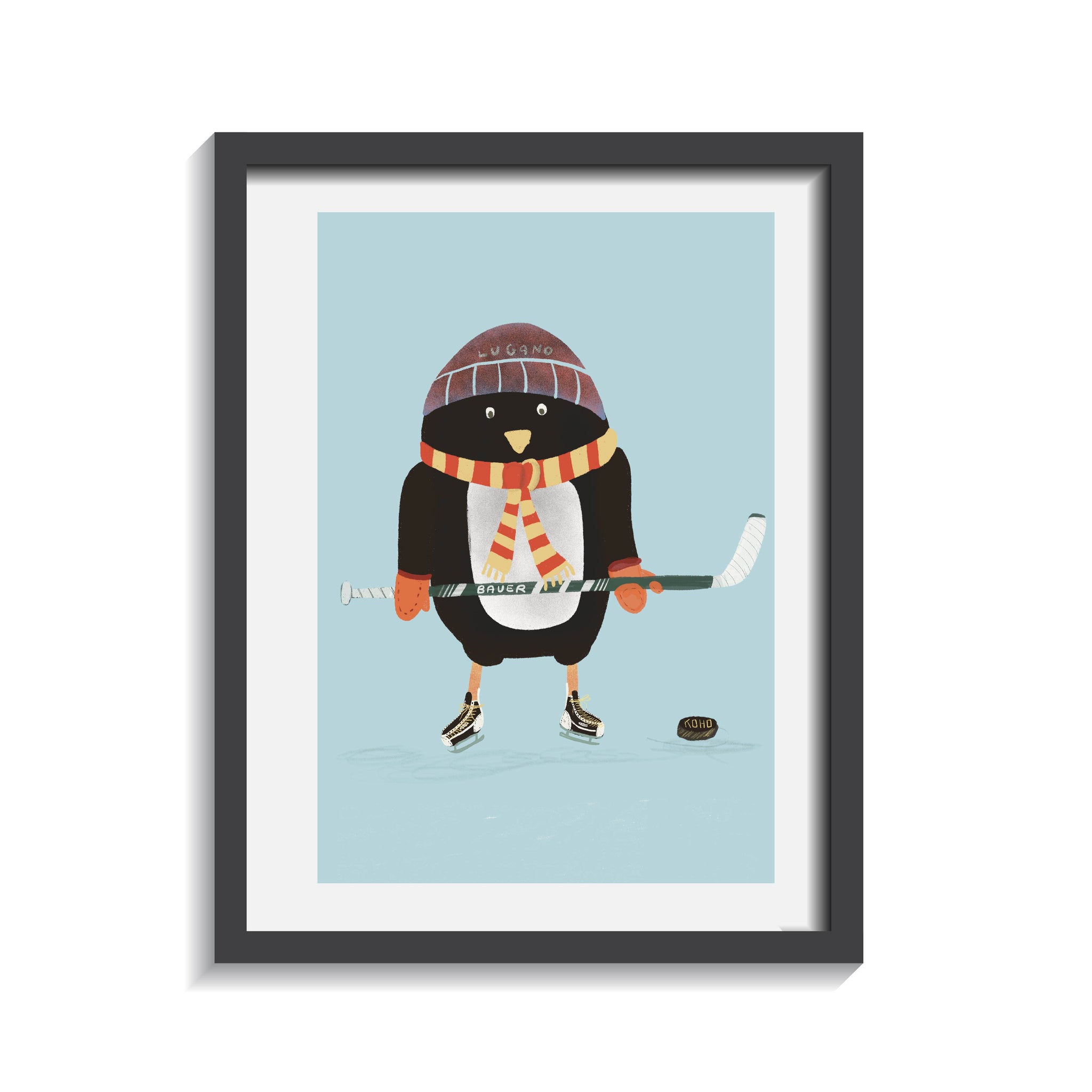 Ice Hockey Penguin 