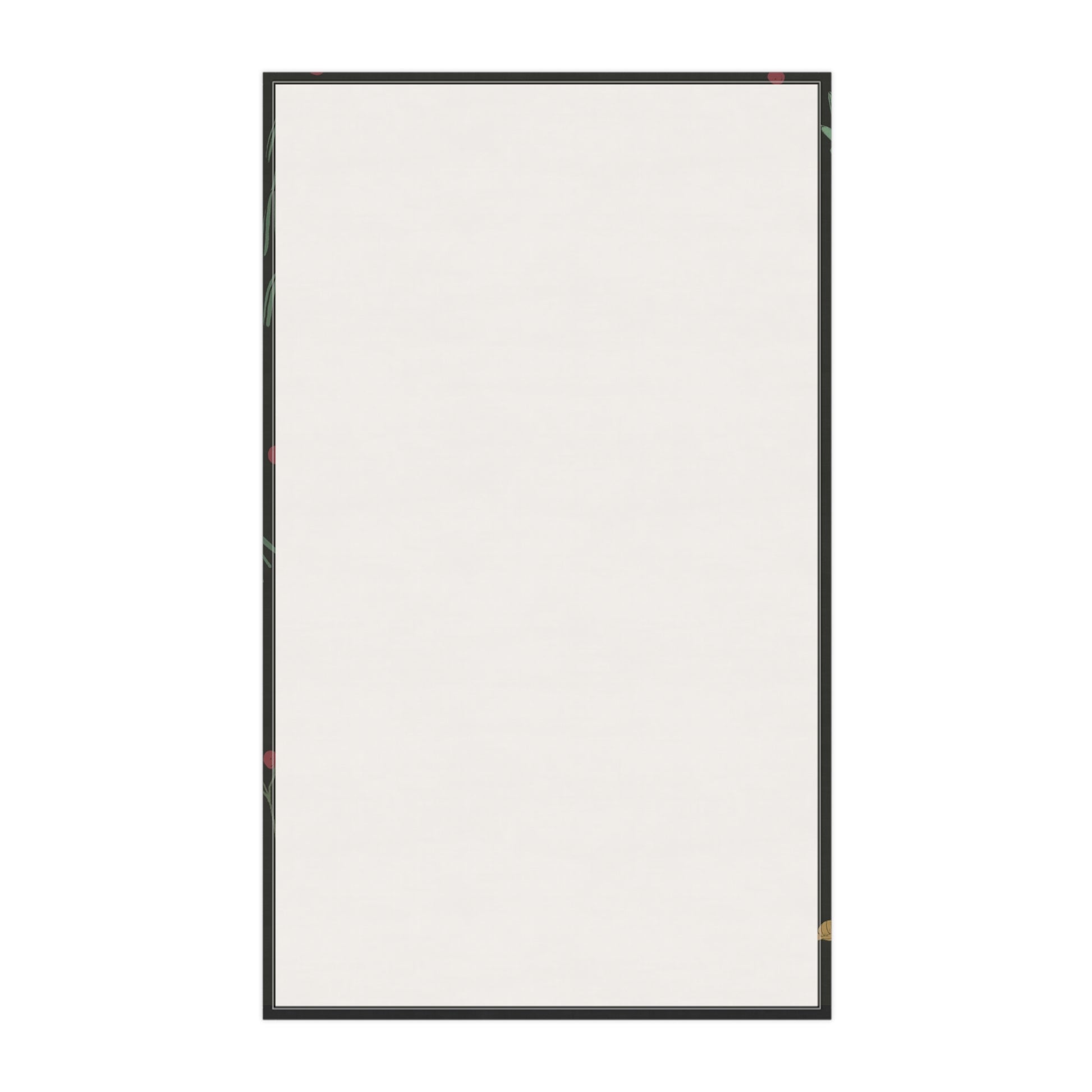 Picture of a backside of  tea towel  