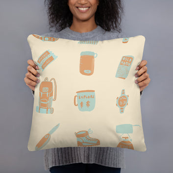Camping equipment pillow