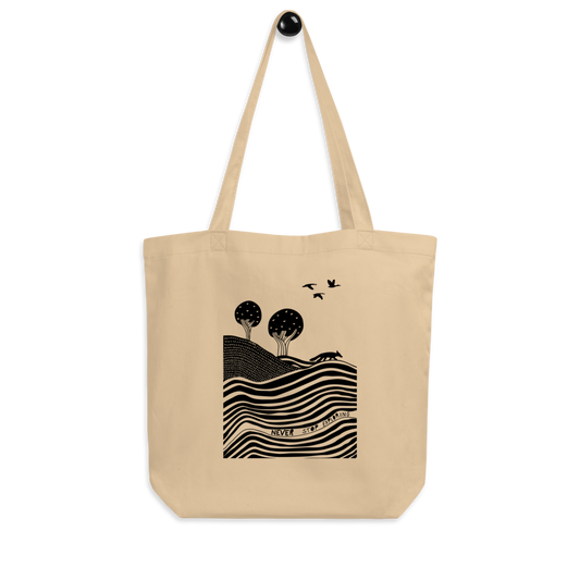 This "Never Stop Exploring" tote bag