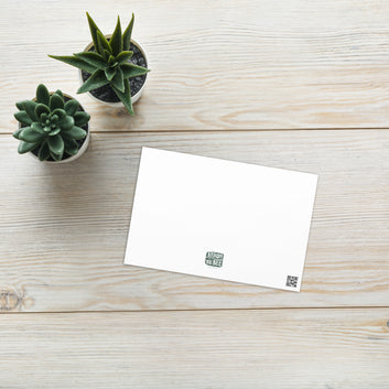 Skating fox kids' birthday invitation with envelope