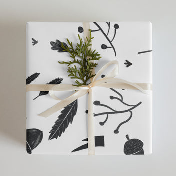 Nature-inspired wrapping paper sheets