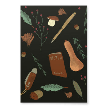 Fall theme wrapping paper sheets